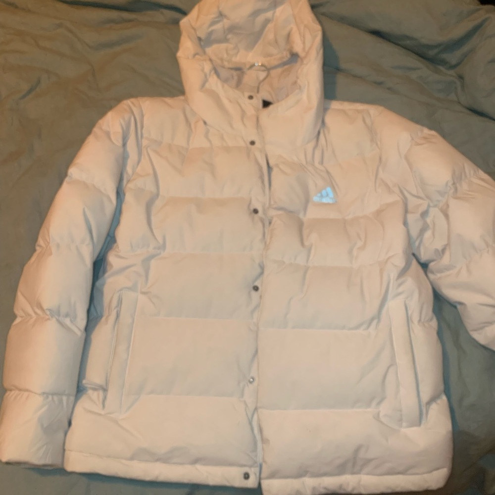 Adidas puffer white